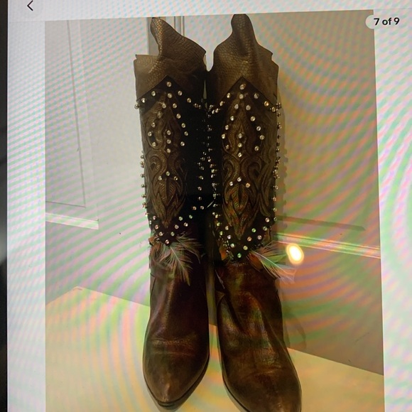 El Vaquero Woman’s Vintage Boot size 39 - Picture 7 of 7